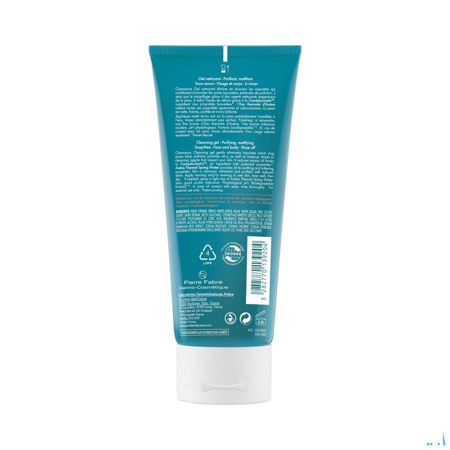 Avene Cleanance Reinigende Gel Tube 200 ml  -  Avene