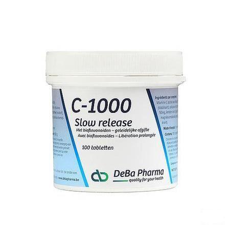 C-1000 Slow Release Plus Bioflavon. Tabletten 100  -  Deba Pharma