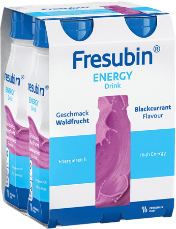 Fresubin Energy Drink Cassis Flacon 4x200 ml  -  Fresenius