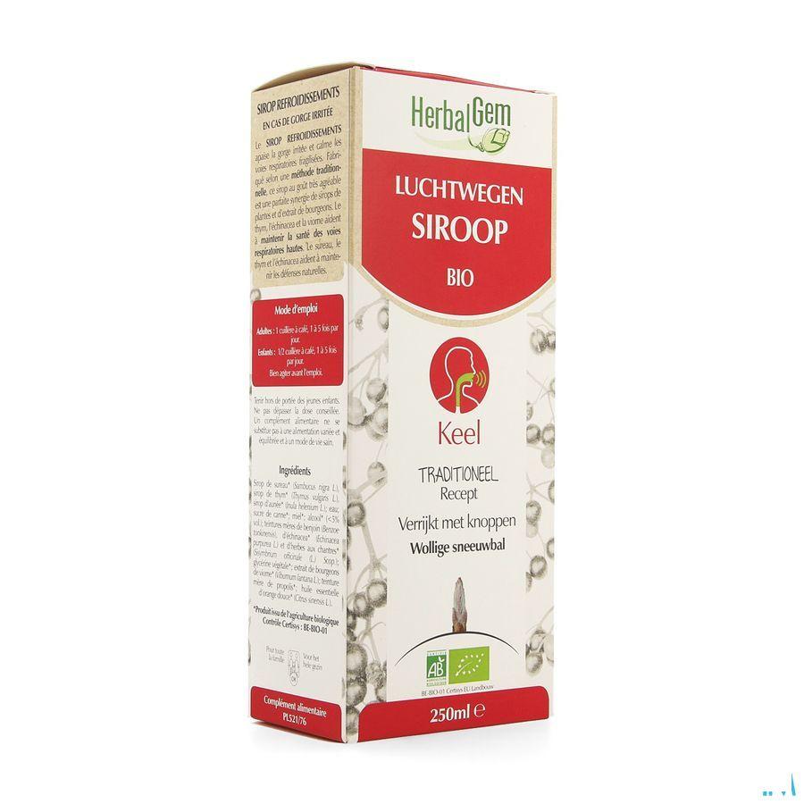Herbalgem Verkoudheidssiroop 250 ml  -  Herbalgem