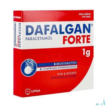 Dafalgan Forte 1 gr Agrume Comprimes Effervescents 8