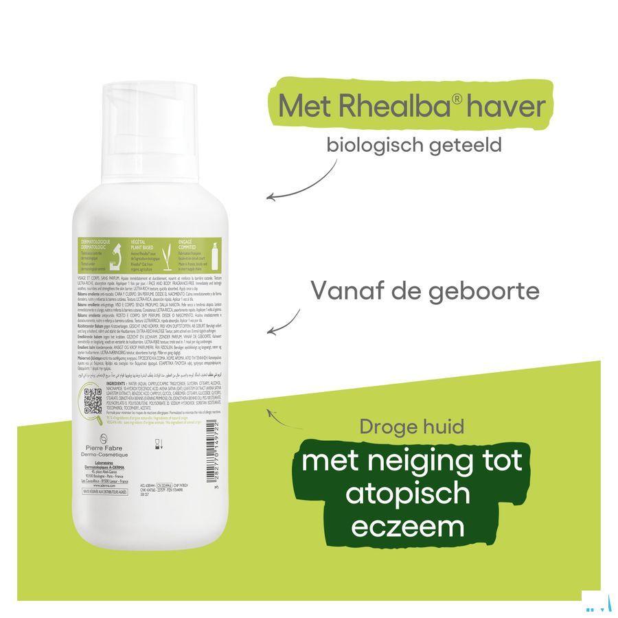Aderma Exomega Control Baume Emollient 400 ml  -  Aderma