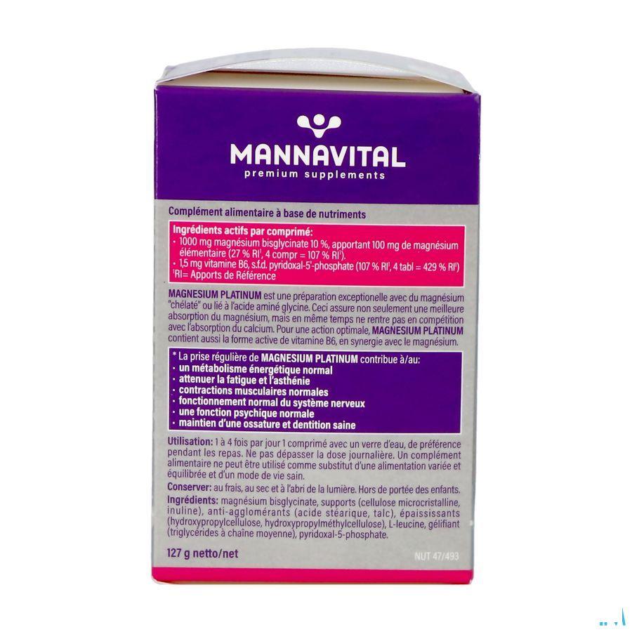 Mannavital Magnesium Platinum Comprimes 90
