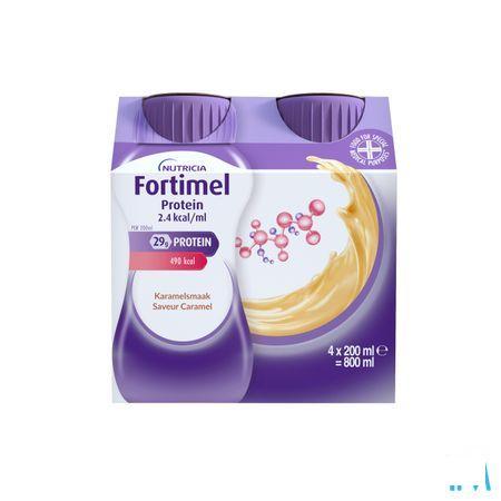 Fortimel Protein 2.4Kcal Caramel 4 x 200 ml
