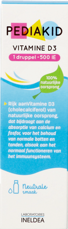 Pediakid Vitamine D3 Oplossing Drink Flacon 20 ml