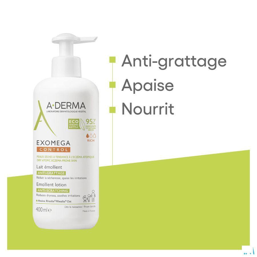 Aderma Exomega Control Emol. Melk 400 ml  -  Aderma