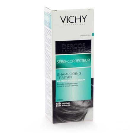 Vichy Dercos Sebo Correct. Chev Gras Shampooing 200 ml  -  Vichy