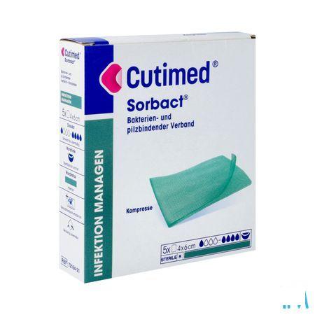 Cutimed Sorbact Kp 4x 6cm 5 7216401
