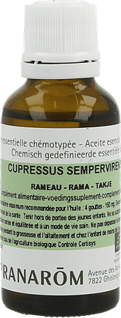 Italiaanse Cipres Ess Olie 30  ml Nf Pranarom  -  Pranarom
