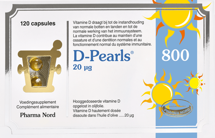 D-pearls 800 Capsule 120  -  Pharma Nord