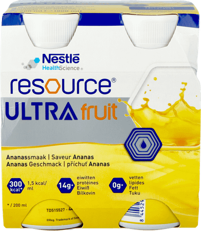 Resource Ultra Fruit Saveur Ananas 4 x 200 ml