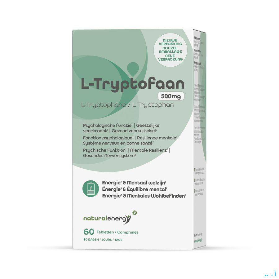 L-Tryptophane 500 mg Comp60 Natural Energy
