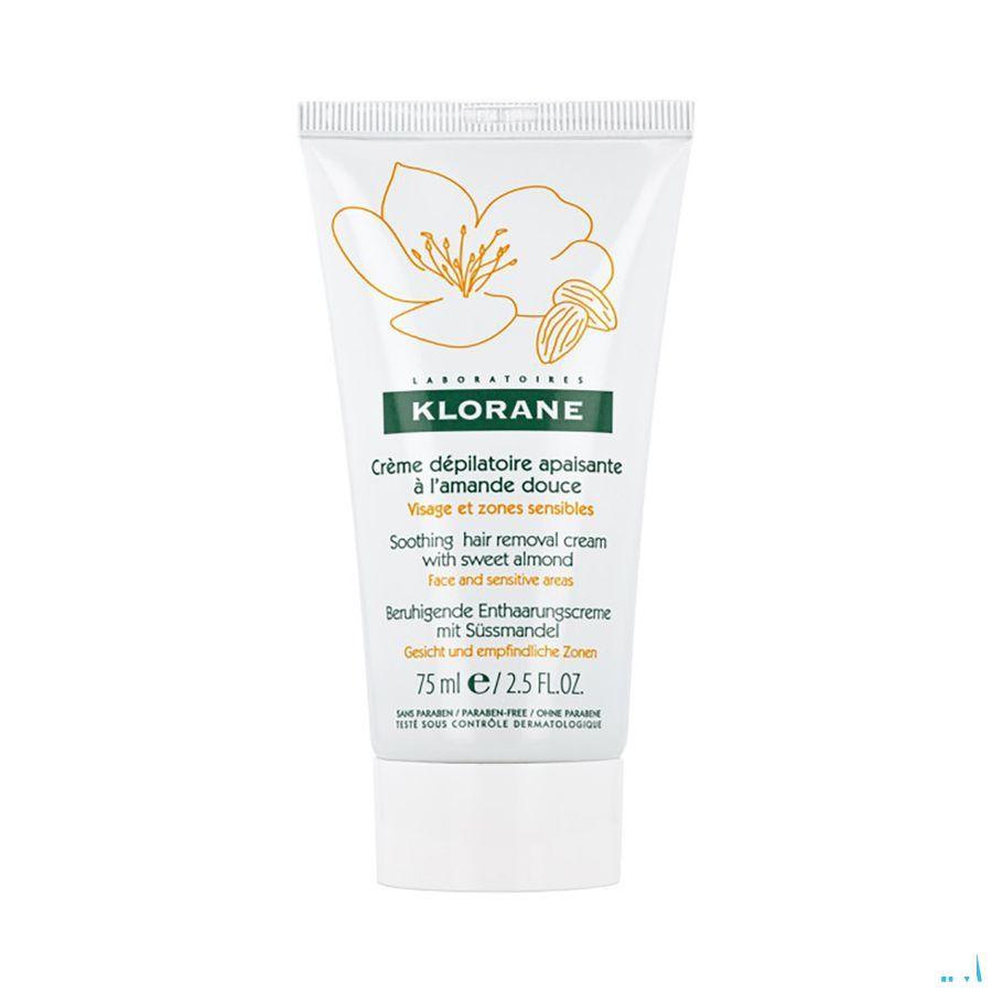 Klorane Ontharingscreme Gelaat-gev Zones Tube 75 ml