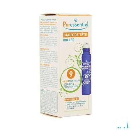 Puressentiel Roller Hoofdpijn 9 Essentiele Olie 5 ml  -  Puressentiel