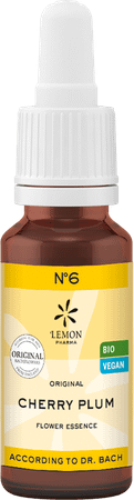 Bachbloesem Bio Nr 06 Cherry Plum 20 ml  -  Eureka Pharma