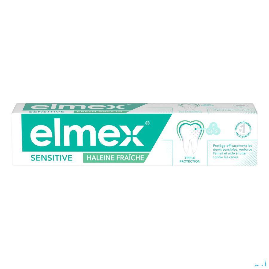 Elmex Sensitive Dentifrice Haleine Fraiche 75 ml