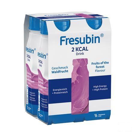 Fresubin 2kcal Drink Fruit Foret Flacon 4x200 ml  -  Fresenius