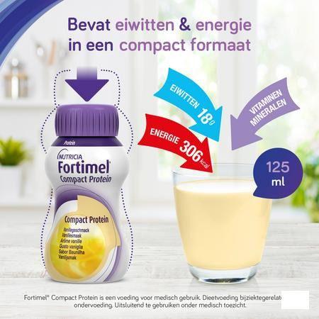 Fortimel Compact Protein Aardbei 4x125 ml  -  Nutricia