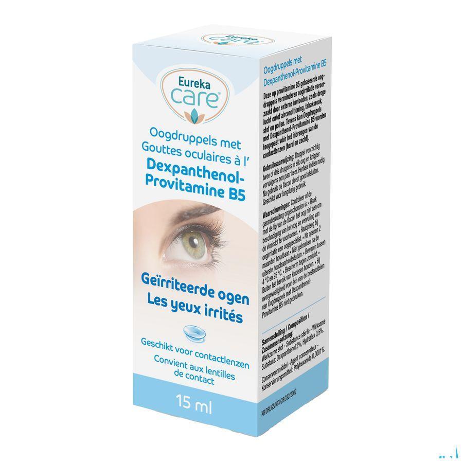 Eureka Care Oogdr.Irrit.Ogen Dexpanth.Prov.B5 15 ml  -  Eureka Pharma
