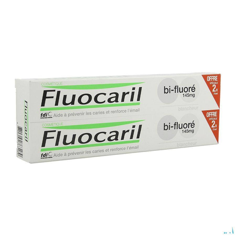Fluocaril Tandpasta Bi-Fluore 145 White 2 x 75 ml