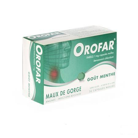 Orofar Menthe-munt Forte 36 Perles