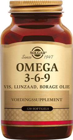 Solgar Omega 3-6-9 Softgel 120  -  Solgar Vitamins