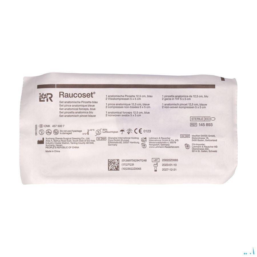 Raucoset Set Pince Anatomique Bleue 145893