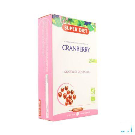 Super Diet Canneberge Bio Conf.urinair Ampoule 20x15 ml  -  Superdiet Laboratoires