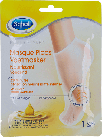 Scholl Masque Pieds Nourrissant Huile Argan 1