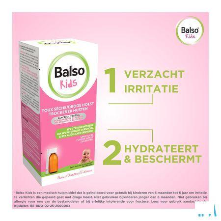 Balso Kids Hoestsiroop Z/Suiker 125ml + Pipet