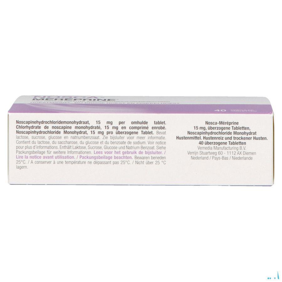 Nosca Mereprine 15mg Omhulde Tabl 40