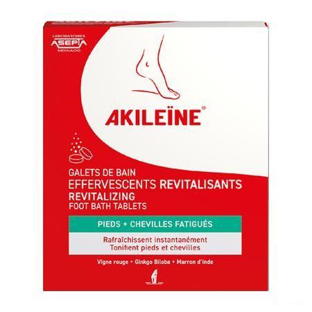 Akileine galets Bain Efferv.Revitalisants 6X20g