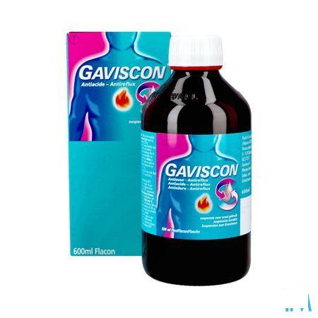 Gaviscon Antizuur-antireflux Suspensie Oraal Gebr.600 ml