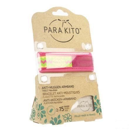 Para'kito Wristband Graffic Ethnic&geom Pink Inca