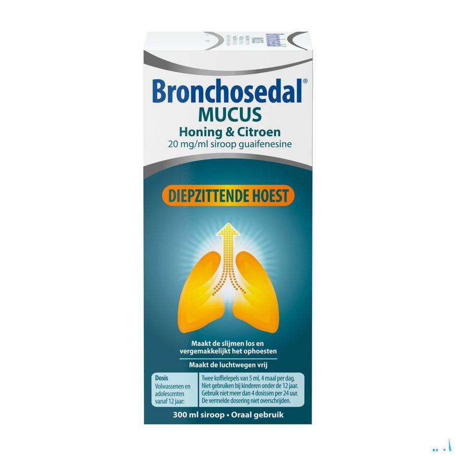 Bronchosedal Mucus Honing Citroen 300 ml 20 mg/ml