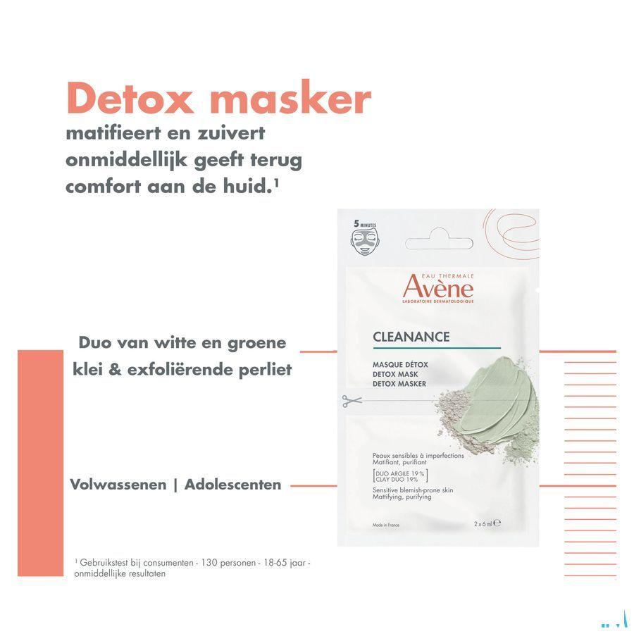 Avene Cleanance Detox Masker 2 x 6Ml