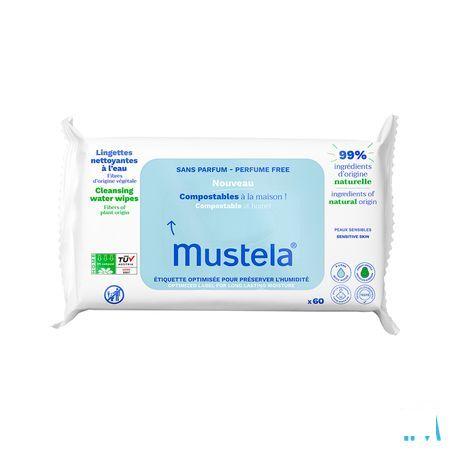 Mustela Reinigende Doekjes Water Z/Parfum 60