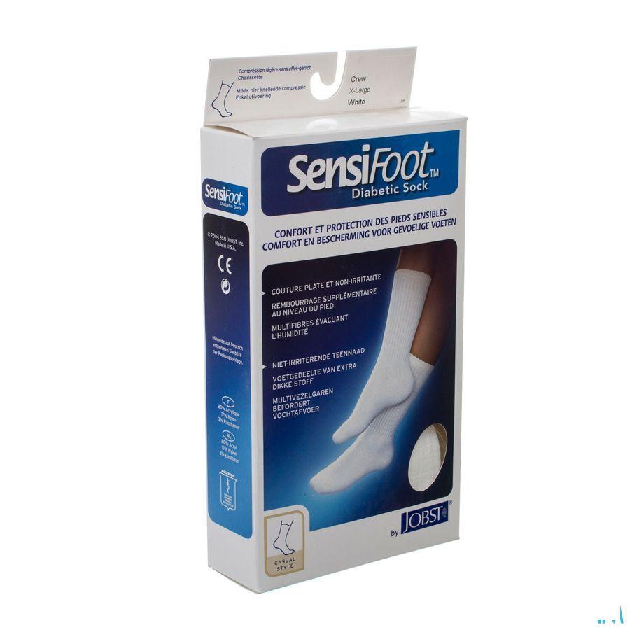 Sensifoot Sok Diabetische Voet Wit 1p Xl 77148