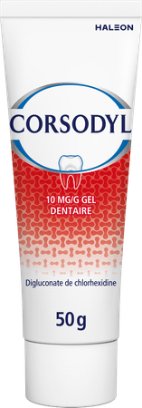 Corsodyl 10 mg/g Gel Dentaire Tube 50 gr