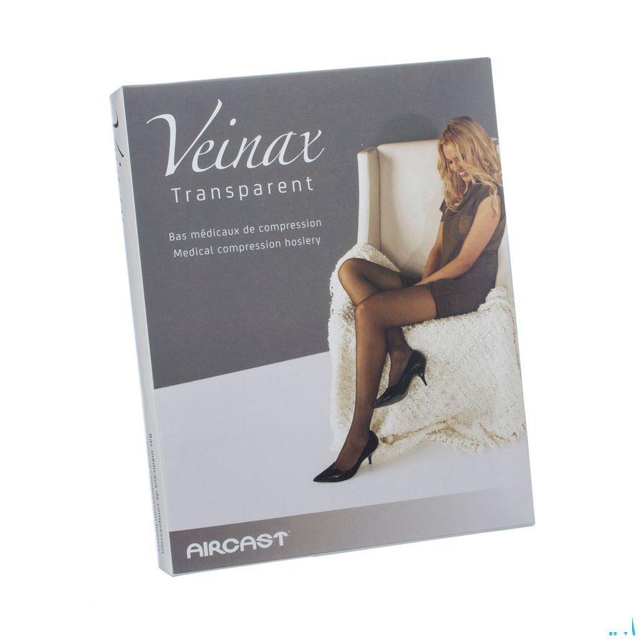 Veinax Hold-ups Transparant 2 Lang Zwart Maat 4