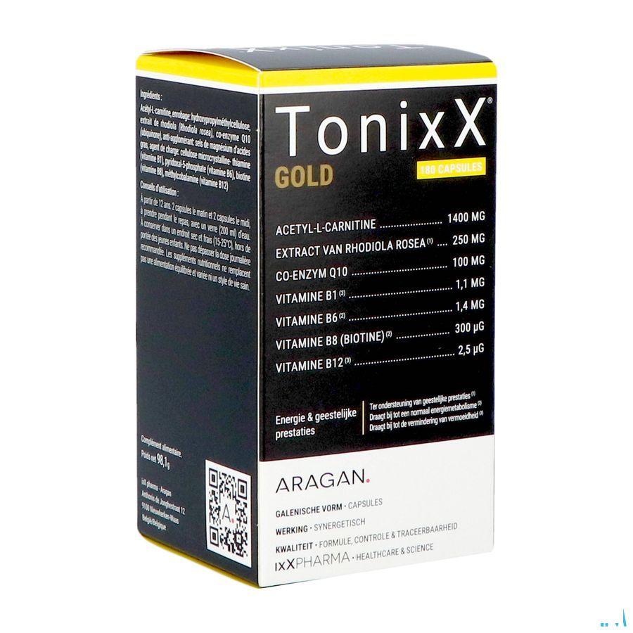 Tonixx Gold Caps 180