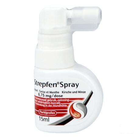 Strepfen 8,75 mg Spray Solution Pulv Buccale 15 ml