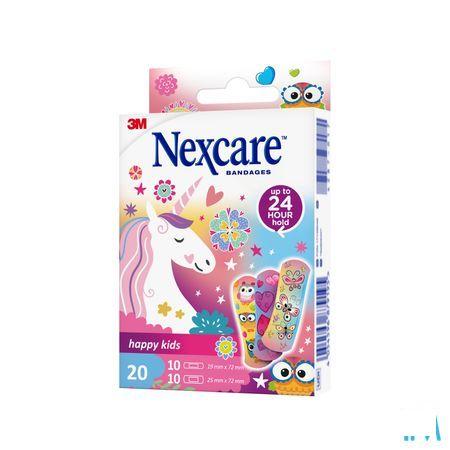 Nexcare Happy Kids Girls 20  -  3M