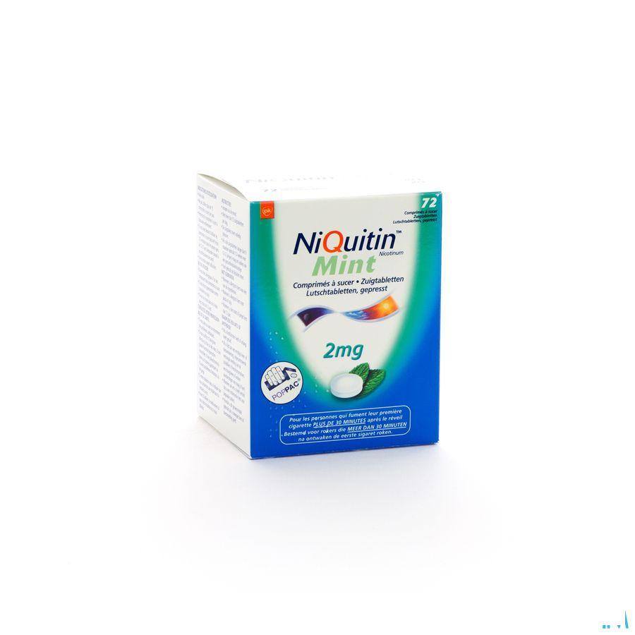 Niquitin Mint 2,0 mg Comprimes A Sucer 72