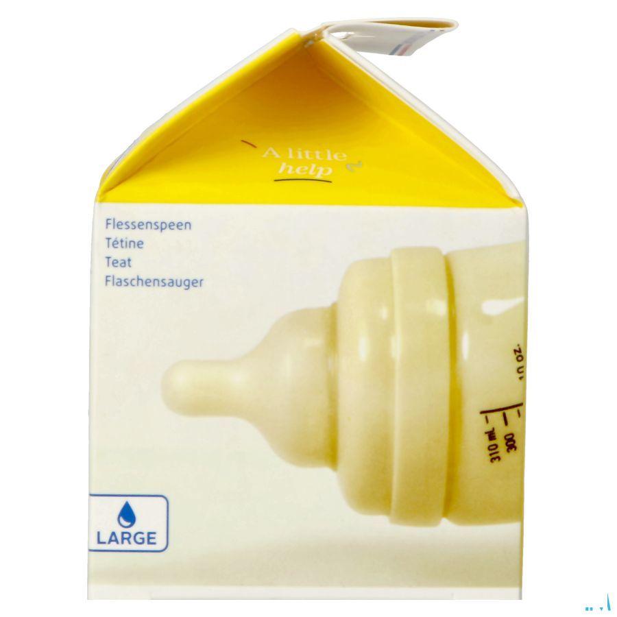 Difrax Flessenspeen Natural Wide Large 678  -  Difrax