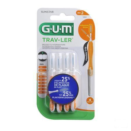 Gum Proxabrush Travel Cyl. Ufine 4 1412