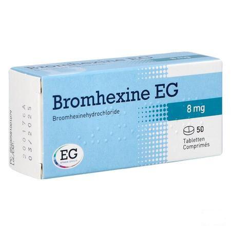 Bromhexine EG Tabletten 50 X 8 mg  -  EG