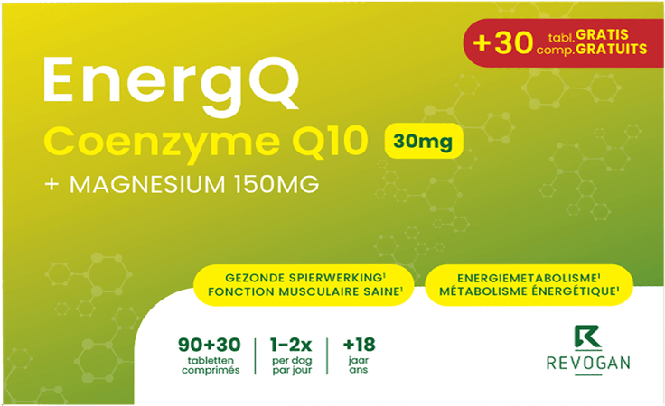 Coenzyme Q10 30Mg+Mg Comp 90+ Comp 30 Grat.Revogan