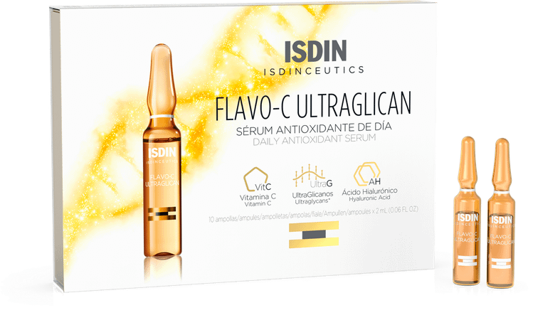 Isdinceutics Flavo-c Ultraglican Ampullen 10x2 ml  -  Isdin
