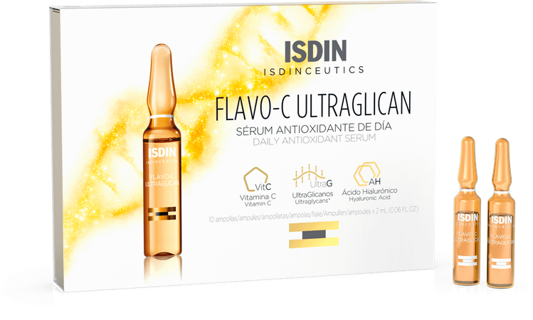 Isdinceutics Flavo-c Ultraglican Ampoule 10x2 ml  -  Isdin